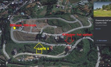 305sqm Residential Lot for sale at Pinewoods, Baguio - Corner and Flat