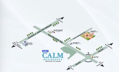 SMDC Calm Residences in Sta. Rosa, Laguna Near Enchanted Kingdom and SLEX Exit
