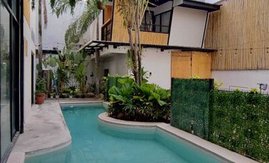 Bali Inspired furnished Villa with pool for rent near Clark!