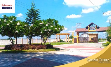Resale Residential Lot at Grand Tierra Capas Tarlac near New Clark Green City