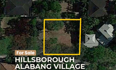 Hillsborough Alabang lot for sale corner lot 731 sqm near Ayala Alabang Village