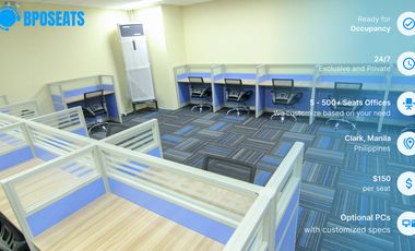 Flexible Working Office Space in Pampanga with IT Infrastructure | P8,600/seat/month