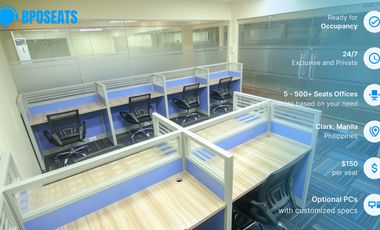 Versatile Office Rental with Flexible Terms in Marquee Mall | P8600/seat/month
