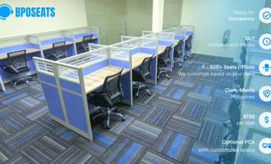 Flexible Serviced Office Space in Angeles Pampanga Marquee Mall | Seat Leasing & BPO Office Setup | ₱8,600/seat/month