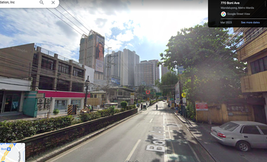 Boni Avenue near EDSA 614sqm Prime Corner Comm'l  Mandaluyong - P 300k/sqm gross
