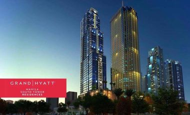 Luxurious 2BR Condo for RENT at Grand Hyatt Manila Residences – South Tower