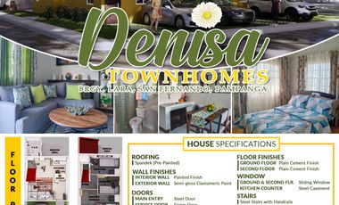 2 Storey Townhouse in Denisa at San Fernando, Pampanga