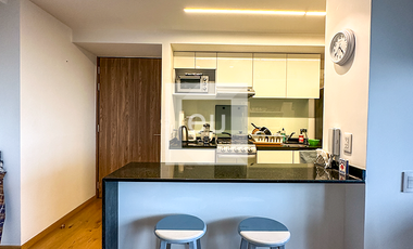 Departamento amueblado en RENTA en Condesa con terraza, vistas y amenidades
