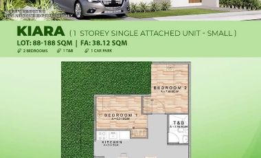 BUNGALOW 2BEDROOMS DANARRA LILOAN