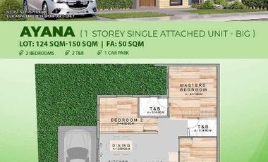 BUNGALOW 2BEDROOMS DANARRA LILOAN