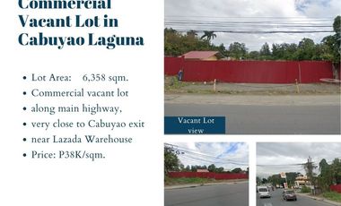For Sale: Commercial vacant lot in Cabuyao Laguna