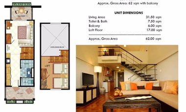 Alta Vista De Boracay 46sqm Studio Unit for sale Nearby Shangri-La Malay Aklan