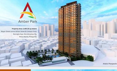 Pre-selling 1BR at Barangka Ilaya Mandaluyong Amber Park 5 mins away BONI MRT