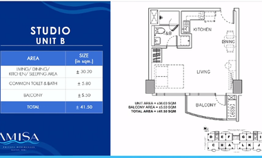 CODE # 250A - For Sale Condo In Amisa Residence Lapu-Lapu City