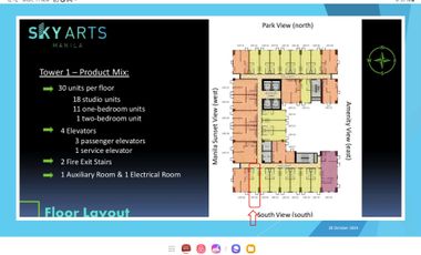 THE SKY ARTS MANILA - STUDIO UNIT FOR SALE