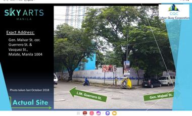 THE SKY ARTS MANILA - STUDIO UNIT FOR SALE