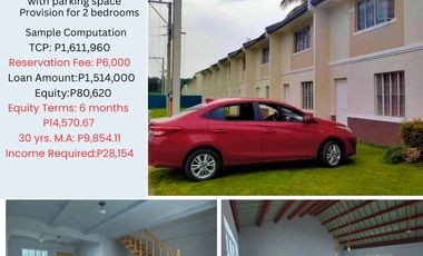 P9,854/ Month Ready for Occupancy Townhouses in San Fernando Pampanga