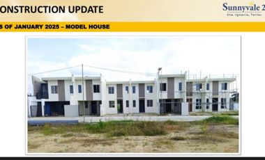 Sunny Vale 2 Affordable Townhouse of SMDC located at Sta Ignacia Tarlac