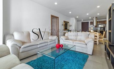 PLAZA CARSO: AMUEBLADO 2 RECAMARAS Y FAMILY ROOM