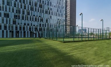 PLAZA CARSO: AMUEBLADO 2 RECAMARAS Y FAMILY ROOM