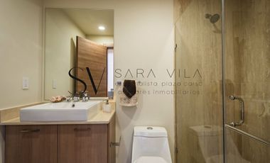 PLAZA CARSO: AMUEBLADO 2 RECAMARAS Y FAMILY ROOM