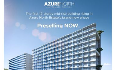 For Sale Beach View Preselling Studio in Azure North, San Fernando, Pampanga