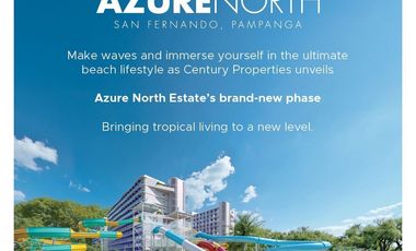 For Sale Beach View Preselling Studio in Azure North, San Fernando, Pampanga