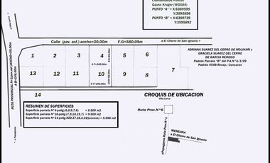 LOTES EN VILLA LARCA - SAN LUIS