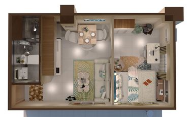 1 Bedroom Condo w/ Balcony Near the Beach