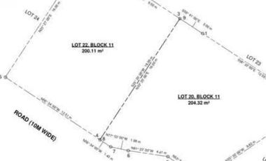 BLOOMFIELDS SUBD RESIDENTIAL LOTS 200 AND 205 SQM FRONTING SM LANANG DAVAO CITY