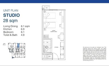Studio Unit In CROWN Residences Davao
