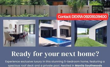 Elegant & Modern House & Lot for Lease w/ Overlooking Golf Course View