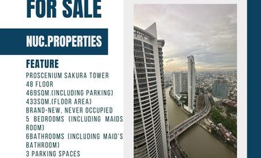 For Sale Proscenium Sakura Tower Condominium Unit at 48th floor in Makati