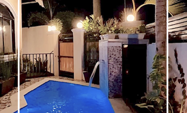 Corner 3-Storey House with Pool for Rent in The Parkplace Village, Imus, Cavite