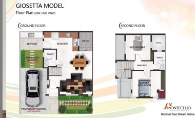 For Sale 2 Bedroom House in Montecelio Residences Concepcion Tarlac
