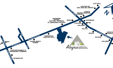 Alyanna Single Detached For Sale at Alegria Residences in Loma De Gato, Marilao