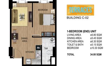 Move-in ready Condo Unit for Sale in Teraces Tradizio at Imus Cavite
