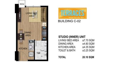 Move-in ready Condo Unit for Sale in Teraces Tradizio at Imus Cavite