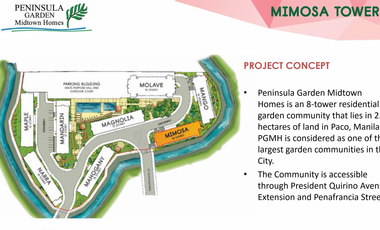 2 BR For Rent 25K/ / Rent To Own in Otis Manila | Peninsula Garden Midtown Homes