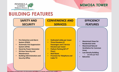 2 BR For Rent 25K/ / Rent To Own in Otis Manila | Peninsula Garden Midtown Homes