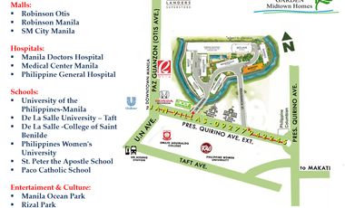 2 BR For Rent 25K/ / Rent To Own in Otis Manila | Peninsula Garden Midtown Homes