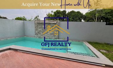 House for Rent with Swimming Pool Near Clark, Angeles, Pampanga