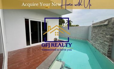 House for Rent with Swimming Pool Near Clark, Angeles, Pampanga