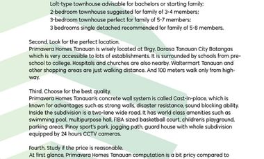 House and Lot Primavera Homes Ready for Occupancy