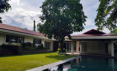 Semi-furnished Mansion House and Lot for Sale in Forbes Park, Makati City