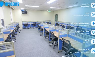 Employee Onboarding Outsourcing Office Space in Cebu Philippines | Fully Furnished Office for Lease