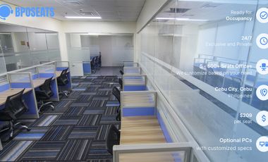 CRM Management BPO Services in Cebu Philippines | Fully Furnished Office Space for Lease with 24/7 Access & IT Support at Ayala Center Cebu Tower