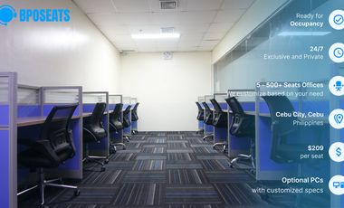 CRM Management BPO Services in Cebu Philippines | Fully Furnished Office Space for Lease with 24/7 Access & IT Support at Ayala Center Cebu Tower