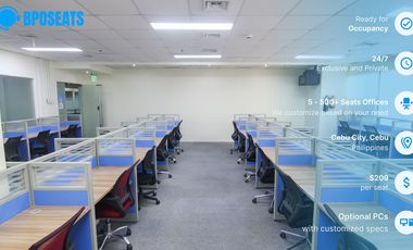 Recruitment Process Outsourcing in Cebu Philippines | BPO Office Space for Lease Fully Furnished & Move-In Ready at Ayala Center Cebu Tower
