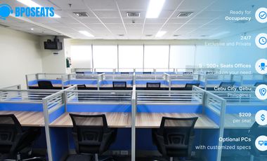 Recruitment Process Outsourcing in Cebu Philippines | BPO Office Space for Lease Fully Furnished & Move-In Ready at Ayala Center Cebu Tower